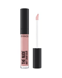 Жидкая Матовая Губная Помада Liquid Matte Lipstick The nude 02 Divage