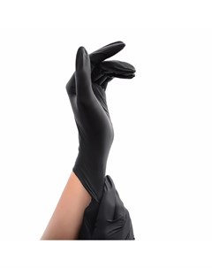 TNL Перчатки нитриловые M черные 100 шт Tnl professional