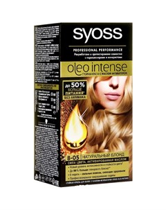 Oleo Intense Краска для волос 8 05 Натуральный блонд 50мл Syoss
