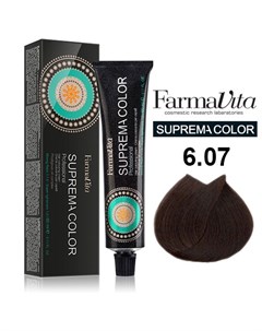 6 07 краска для волос холодный темный блондин SUPREMA 60 мл Farmavita