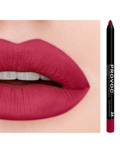 Подводка гелевая в карандаше для губ 24 темно красный Gel Lip Liner Heat of the Moment Provoc