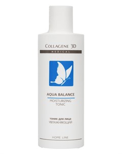 Тоник увлажняющий для лица Aqua Balance 250 мл Medical collagene 3d