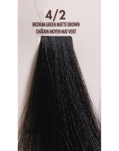 4 2 краска для волос средний зелено матовый каштановый MACADAMIA COLORS 100 мл Macadamia natural oil