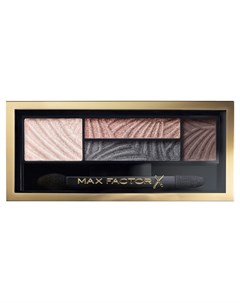 Тени четырехцветные для век и бровей 02 Smokey Eye Drama Kit lavish onyx Max factor