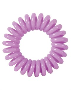 Резинки для волос Пружинка цвет фиолетовый 3 шт Dewal beauty