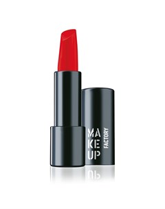 Помада полуматовая устойчивая для губ 355 ярко красный Magnetic Lips semi mat long lasting 4 г Make up factory