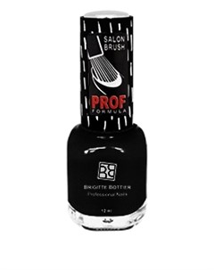 801 лак для ногтей черный PROF FORMULA 12 мл Brigitte bottier