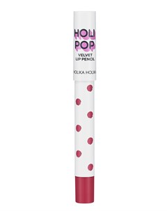 Карандаш матовый для губ Холипоп Вельвет СК04 коралловый Holipop Velvet Lip Pencil CR04 coral 1 7 г Holika holika