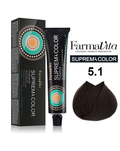 5 1 краска для волос светло каштановый пепельный SUPREMA 60 мл Farmavita