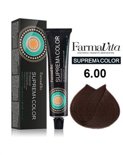 6 00 краска для волос насыщенный светло каштановый SUPREMA 60 мл Farmavita