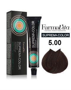 5 00 краска для волос насыщенный светло каштановый SUPREMA 60 мл Farmavita