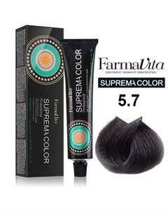 5 7 краска для волос средний коричневый кашемир SUPREMA 60 мл Farmavita