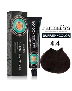 4 4 краска для волос каштановый медный SUPREMA 60 мл Farmavita