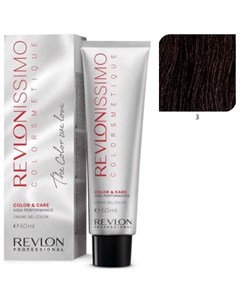 3 краска для волос темно коричневый RP REVLONISSIMO COLORSMETIQUE 60 мл Revlon professional