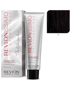 1 краска для волос иссиня черный RP REVLONISSIMO COLORSMETIQUE 60 мл Revlon professional