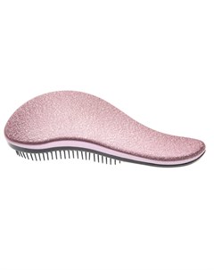 Щетка массажная для легкого расчесывания волос большая с ручкой цвет розово черный Dewal beauty