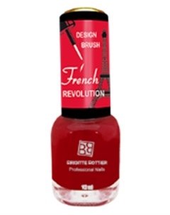 628 лак для дизайна ногтей красный French Revolution 12 мл Brigitte bottier