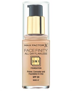 Основа тональная 47 Facefinity All Day Flawless 3 in 1 nude Max factor