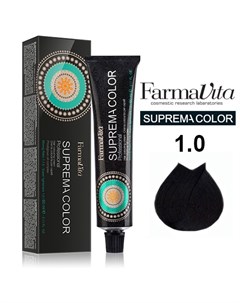 1 0 краска для волос черный SUPREMA 60 мл Farmavita