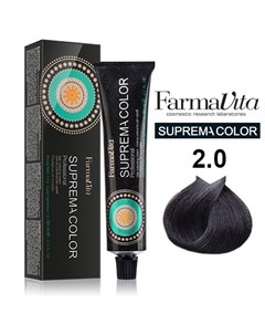 2 0 краска для волос брюнет SUPREMA 60 мл Farmavita