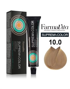 10 0 краска для волос платиновый блондин SUPREMA 60 мл Farmavita