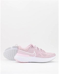 Розовые кроссовки React Miler 2 Nike running