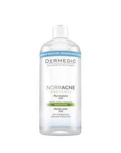 Normacne Мицеллярная вода H2O для жирной кожи 500мл Dermedic