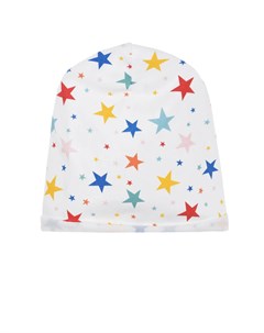 Белая шапка со звездами Catya