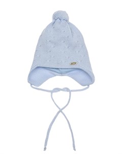 Голубая шапка с завязками Il trenino