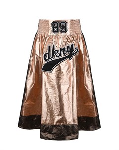 Юбка миди с логотипом Dkny