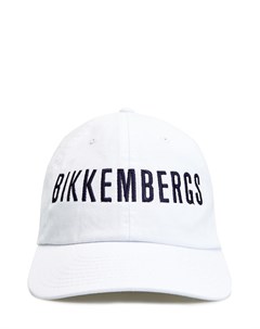 Легкая бейсболка из хлопка с вышитым логотипом Bikkembergs