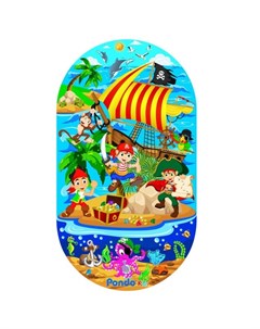 Коврик Kids для ванны Морские пираты 69x39 см Pondo