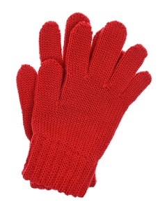 Красные перчатки из шерсти Maximo
