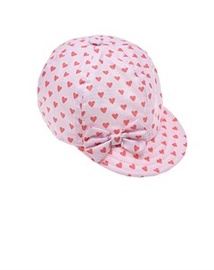 Розовая кепка с сердечками Catya