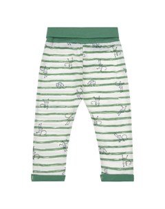 Спортивные брюки в зеленую полоску Sanetta kidswear