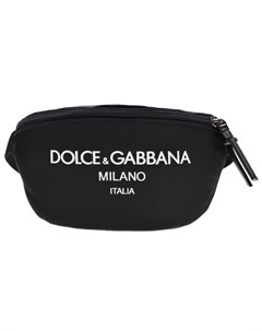 Черная поясная сумка с логотипом 18х4х11 см Dolce&gabbana