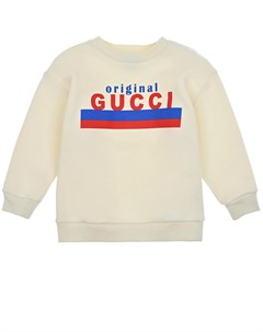 Белый свитшот с принтом Оriginal Gucci