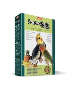 Grandmix Parrocchetti Корм для средних попугаев 400 гр Padovan