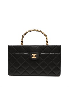 Стеганая косметичка 1995 го года с логотипом CC Chanel pre-owned