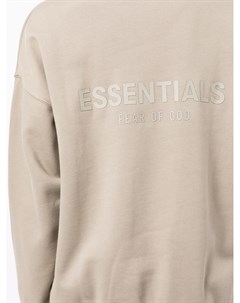 Пуловер на молнии с тисненым логотипом Fear of god essentials