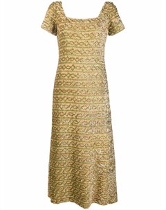 Платье макси 1960 х годов с пайетками A.n.g.e.l.o. vintage cult
