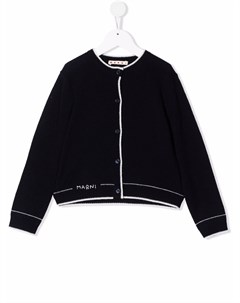 Кардиган с вышитым логотипом Marni kids