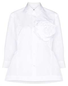 Рубашка с цветочной аппликацией Simone rocha