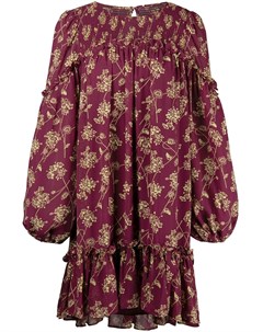 Платье мини с цветочным принтом Cinq a sept