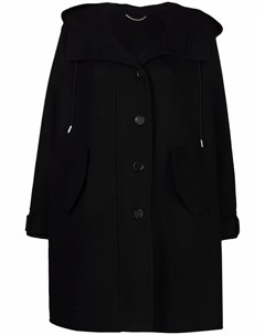 Шерстяное пальто с капюшоном Ermanno scervino
