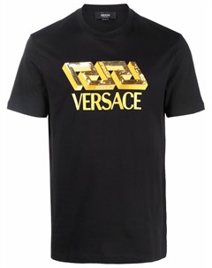 Футболка с пайетками Versace