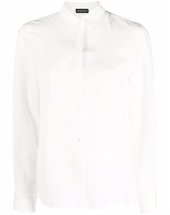 Шелковая рубашка на пуговицах Emporio armani