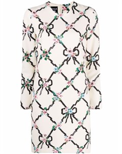 Платье с цветочным принтом Boutique moschino