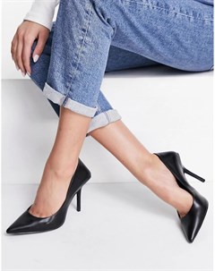 Туфли лодочки с заостренным носком черного цвета Jess Aldo