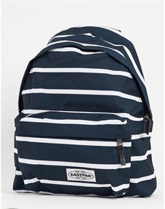 Рюкзак в черно белую полоску Padded Pak r Eastpak